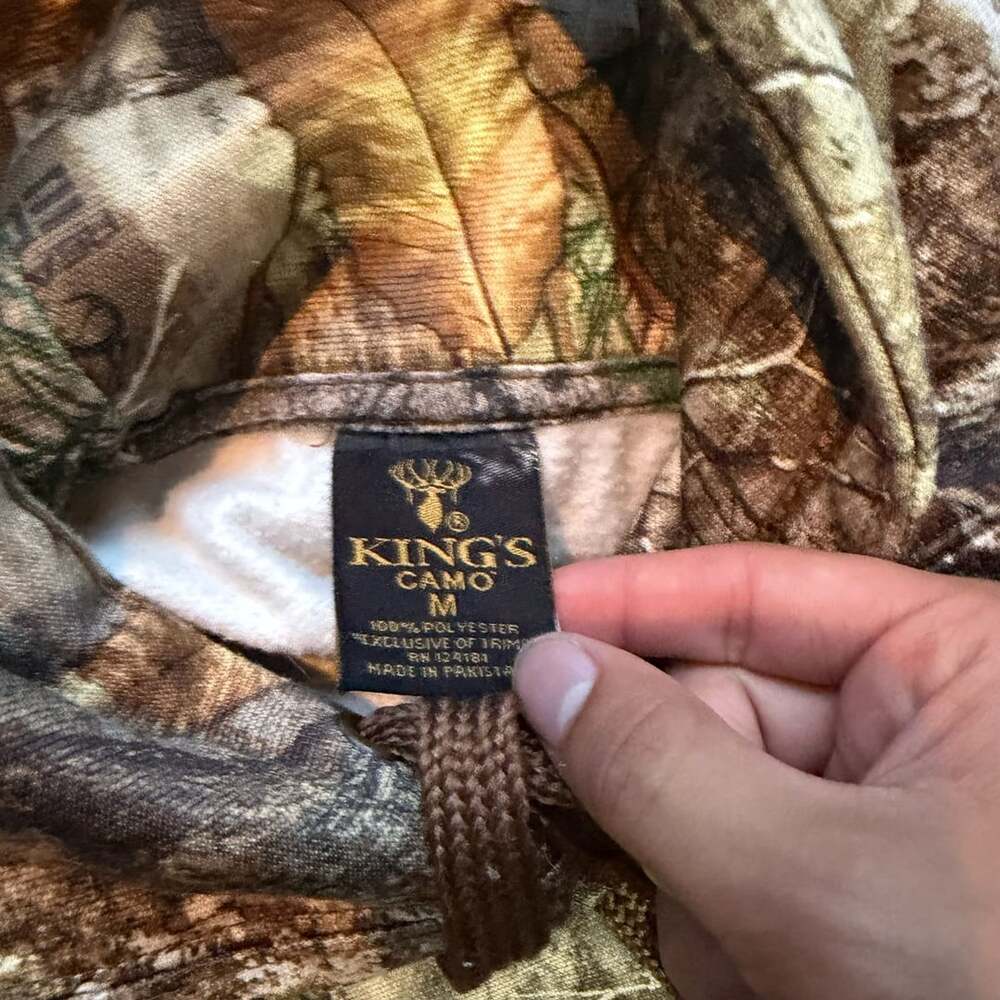 King's Camo Realtree Edge Camo Hoodie, Size M - Picture 4 of 6